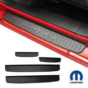 ★純正・新品★Jeep ラングラーアンリミテッド用ステンレス製スカッフプレート ☆純正・新品☆Jeep ラングラーアンリミテッド用ステンレス製