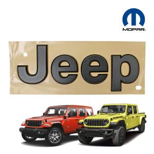 MOPAR純正 JEEPエンブレム(マットブラック) 68422350AA 18y- ジープ JL