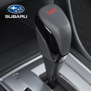 USスバル純正 AT/CVT 共通 レザーシフトノブ STI ロゴ入 クロストレック GU系 | XV GT系 | インプレッサG4 GK系 C1010FL000｜californiacustom