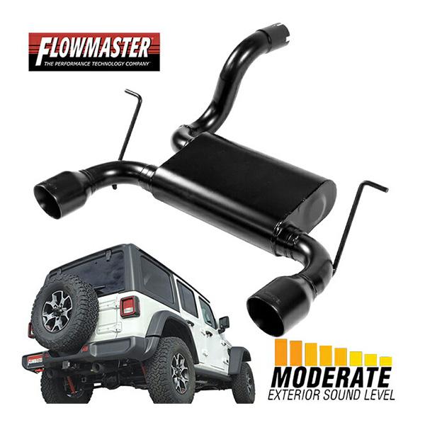 【Flowmaster 正規品】 Force2 Axle-back エキゾーストシステム ブラック ...