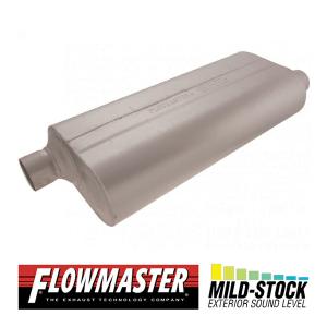 FLOW MASTER / フローマスター 70 マフラー #52573 Offset in 2.50"/Offset out  2.50" - Mild Sound