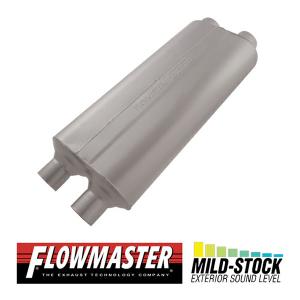 FLOW MASTER / フローマスター 70 マフラー #524704 Dual in 2.25"/Dual out  2.25" - Mild Sound｜californiacustom