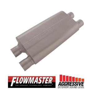 FLOW MASTER / フローマスター 40 マフラー #42441 Offset in 2.25