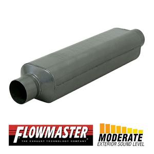 FLOW MASTER / フローマスター スーパー HP-2 マフラー 409S #12518409 Center in 2.50"/Center out  2.50" - Moderate Sound