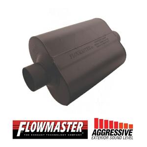 FLOW MASTER / フローマスター スーパー 40 マフラー #953045 Center in 3.00"/Center out  3.00" - Aggresive Sound
