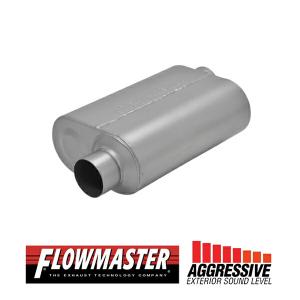 FLOW MASTER / フローマスター 40 マフラー #42441 Offset in 2.25