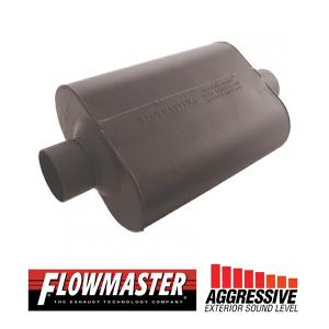 FLOW MASTER / フローマスター スーパー 44 マフラー #943045 Center in 3.00"/Center out  3.00" - Aggresive Sound｜californiacustom