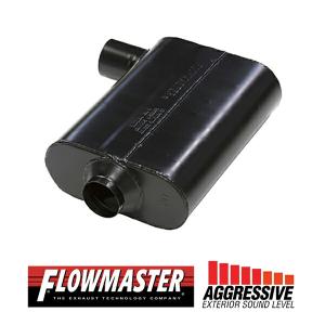 FLOW MASTER / フローマスター 40 マフラー #42441 Offset in 2.25