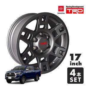 トヨタ 17インチ ブラック/シルバー ホイール USトヨタ純正 TRD 17インチホイール マットグレー ガンメタ