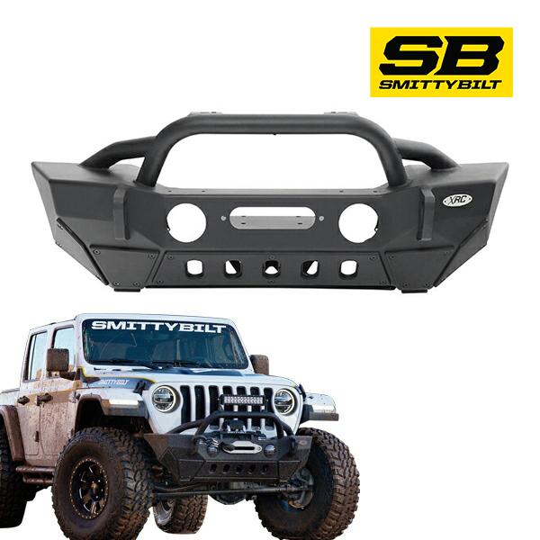 【Smittybilt 正規品】 XRC GEN2 フロントバンパー 77807 ブラック ジープ ...