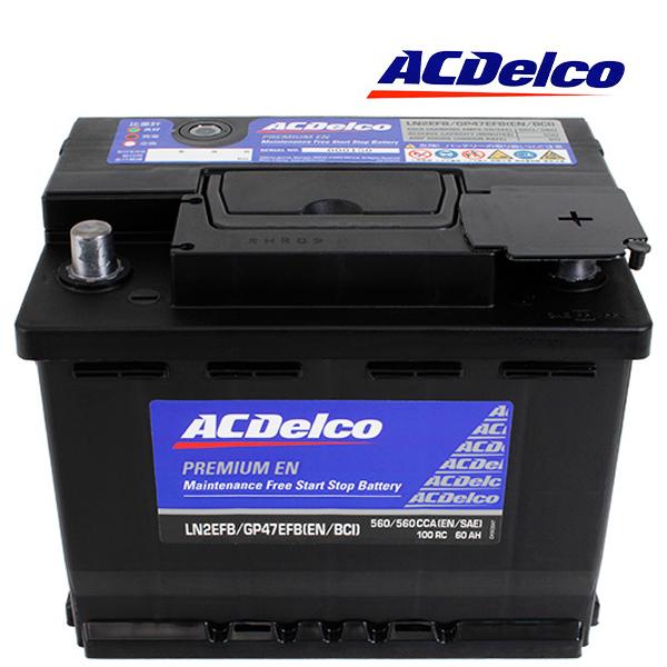 【ACDELCO 正規品】バッテリー LN2EFB メンテナンスフリー アイドリングストップ対応 シ...