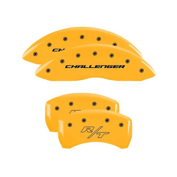 MGP 正規品 11-21y ダッジ チャレンジャー 専用設計 ブレーキ キャリパーカバー イエロー...