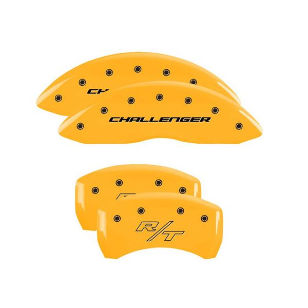 MGP 正規品 11-21y ダッジ チャレンジャー 専用設計 ブレーキ キャリパーカバー イエロー...