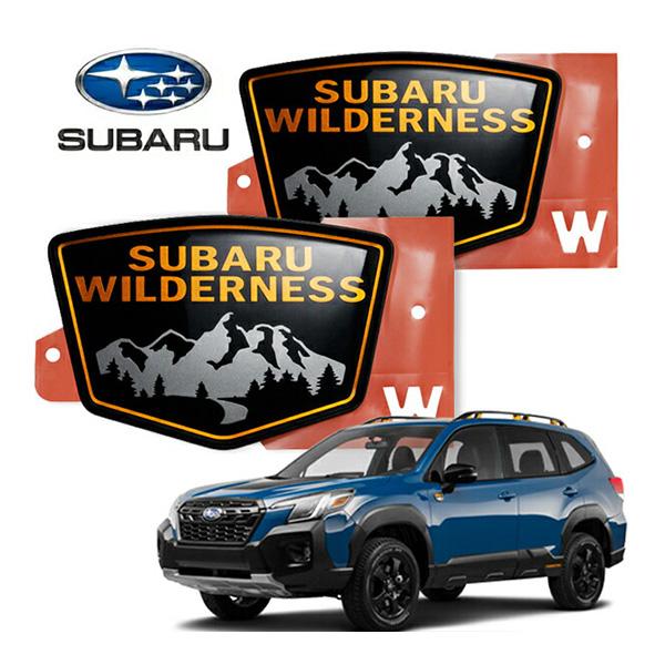 USスバル純正 SUBARU Wilderness ウィルダネス サイドエンブレム  ドアエンブレム...