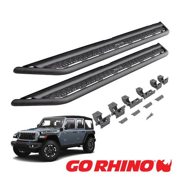 GO RHINO 正規品/ドミネイター エクストリーム D6シリーズ サイドステップ ロックスライダ...