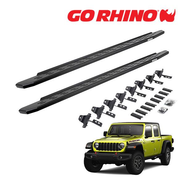 【GO RHINO 正規品】RB30 ランニングボード サイドステップ テクスチャーブラック 696...