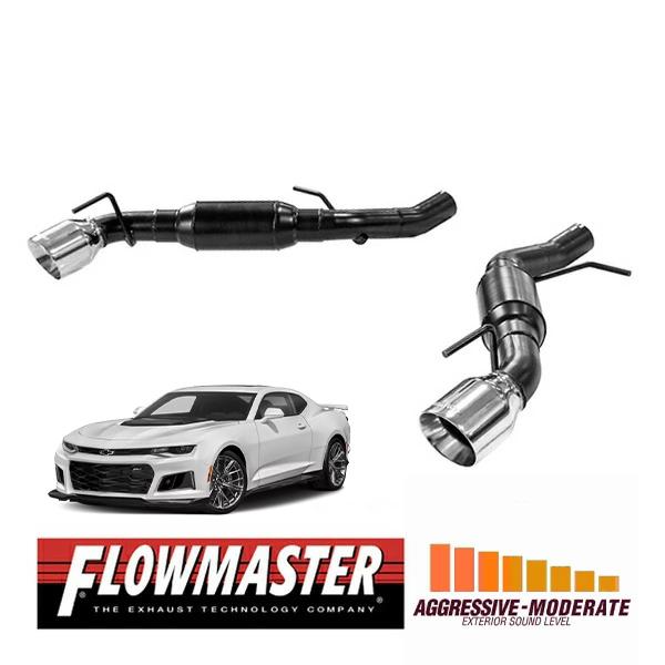 FLOWMASTER 正規品 アメリカンサンダーアクスルバックエキゾーストシステム 16-23y カ...