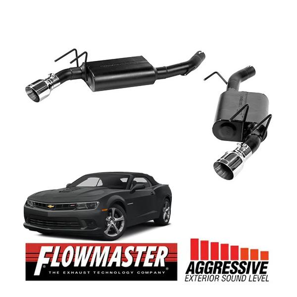 FLOWMASTER 正規品 アメリカンサンダーアクスルバックエキゾーストシステム 10-15y カ...