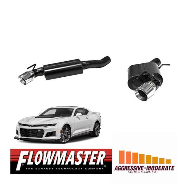 FLOWMASTER 正規品 アメリカンサンダーアクスルバックエキゾーストシステム 16-23y カ...