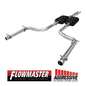 FLOWMASTER 正規品 アメリカンサンダーキャタバックエキゾーストシステム 09-14y チャレンジャー RT 5.7L 817479 フローマスター｜californiacustom