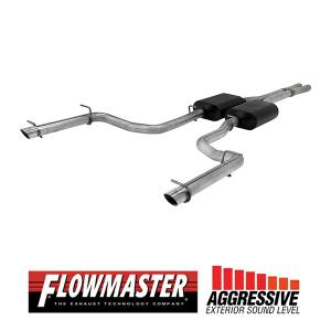 FLOWMASTER 正規品 アメリカンサンダーキャタバックエキゾーストシステム 11-14y チャレンジャー R/T 300 5.7L 2WD/4WD共通 817508｜californiacustom