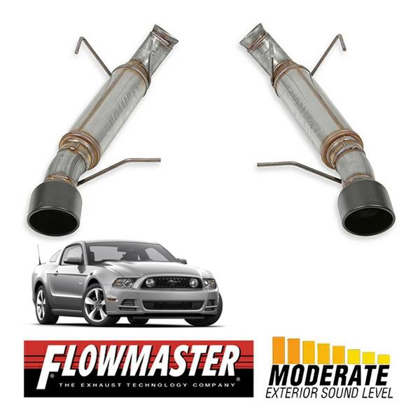 FLOWMASTER 正規品 フローFXアクスルバックエキゾーストシステム 13-14y マスタング...