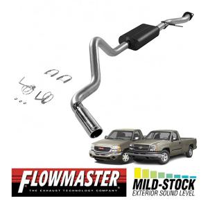 FLOWMASTER 正規品 フォースIIキャタバックエキゾーストシステム 99-07y シルバラード シエラ 1500 4.3L/4.8L/5.3L 17360