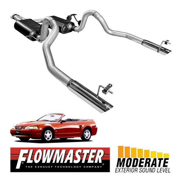 FLOWMASTER 正規品 フォースIIキャタバックエキゾーストシステム 99-04y マスタング...