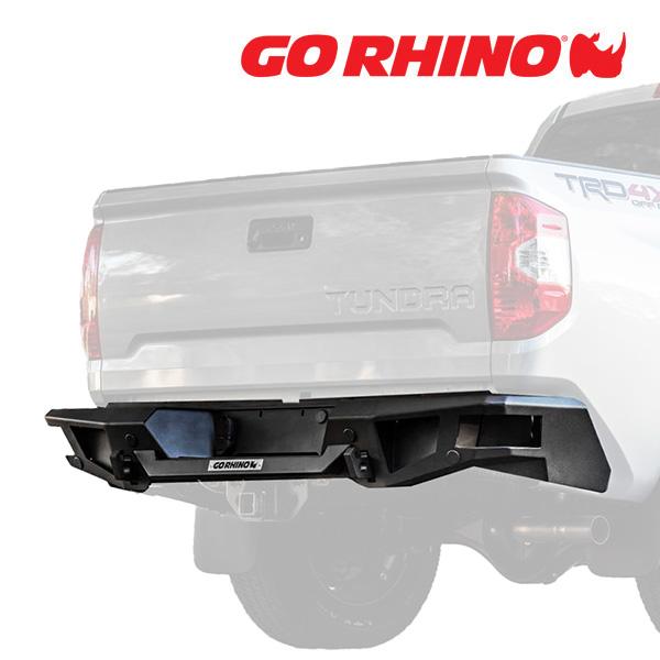 GO RHINO BR20 リアバンパー テクスチャーブラック 28383T トヨタ タンドラ クル...
