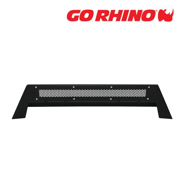 GO RHINO BR5/BR6 フロントバンパー LEDライトバーマウント テクスチャーブラック ...