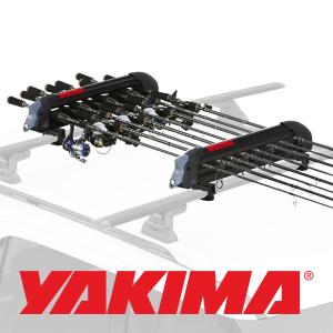 YAKIMA 正規品 ReelDeal リールディール ルーフマウント 80040896 釣り竿8本/スキー板4組/スノボ2枚積載可 キー付 重さ 約3kg ヤキマ