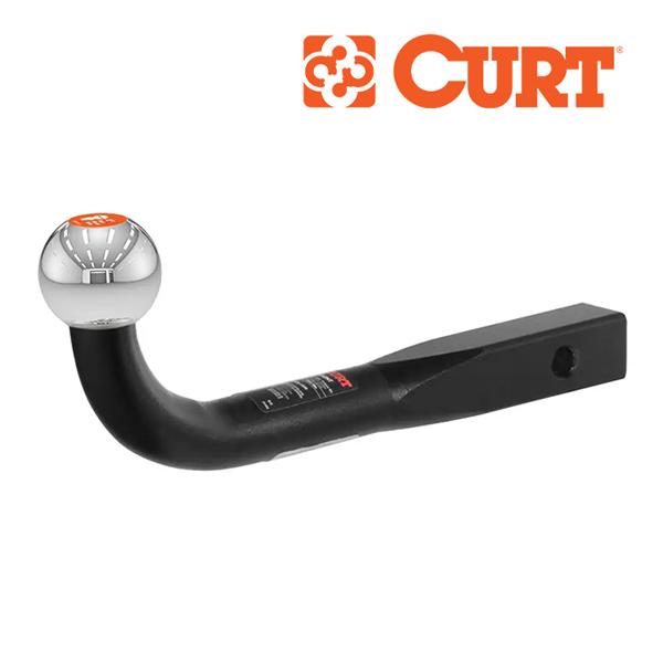 CURT 正規品 トレーラーヒッチ用 2インチヒッチボール付 ユーロマウント 1.25インチ角 45...