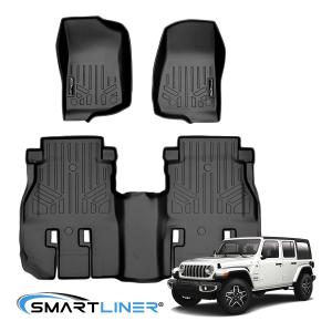 MOPAR純正 ラバーフロアマット JEEPロゴ入 前後セット オール MOPAR純正 ラバーフロアマット JEEPロゴ入 前後セット オール