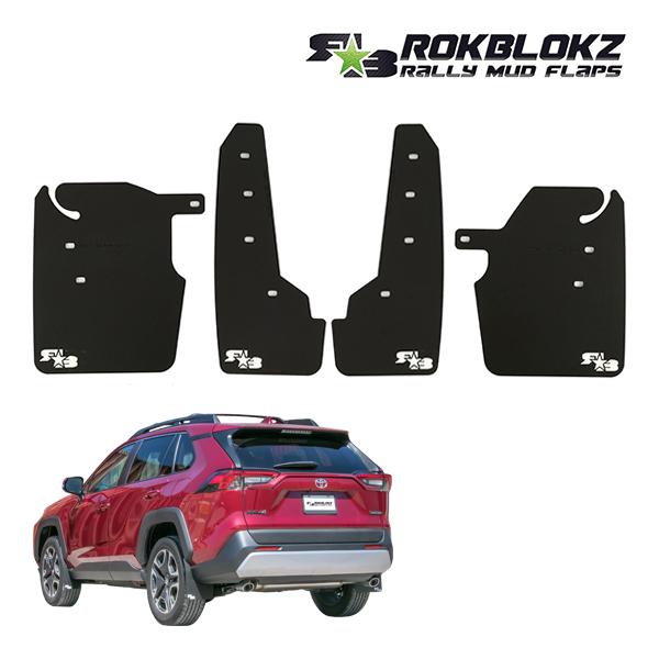 ROKBLOKZ 正規品 マッドフラップ 泥除け マッドガード ブラック 1台分 4枚セット ホワイ...