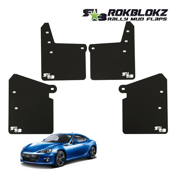 ROKBLOKZ 正規品 マッドフラップ 泥除け マッドガード ブラック 1台分 4枚セット ホワイ...