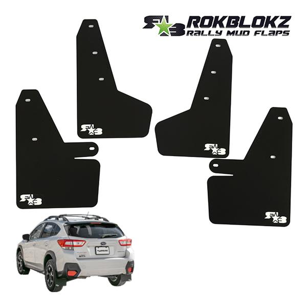 ROKBLOKZ 正規品 マッドフラップ 泥除け マッドガード ブラック 1台分 4枚セット ホワイ...