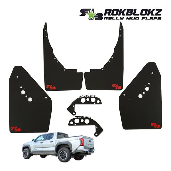 ROKBLOKZ 正規品 ハイクリアランスマッドフラップ 泥除け マッドフラップ マッドガード ブラ...