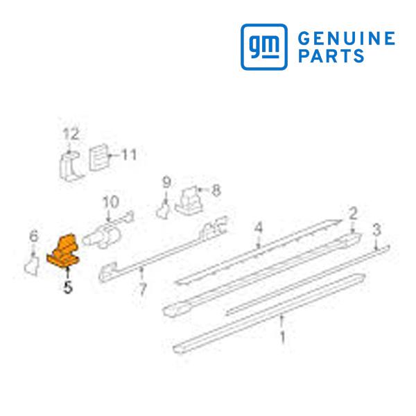 GM純正 サイドステップ ランニングボード ブラケット フロント 左側 運転席側 LH 227781...