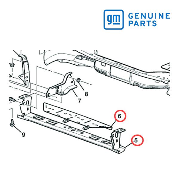 GM純正 ヒッチメンバー 19121940 07-13y エスカレードEXT/アバランチ