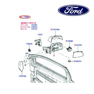 フォード純正 P/W パワーウインドウ レギュレーター フロント 左側
