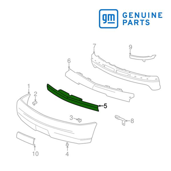 GM純正 フロント バンパー インサート 15047412 02-05y エスカレード/エスカレード...