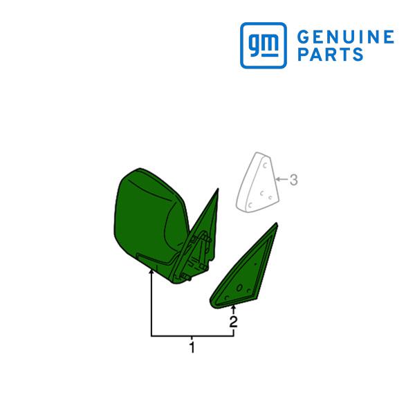 GM純正 ドアミラー 左側 運転席側 LH 88980579 02y エスカレード/エスカレードEX...