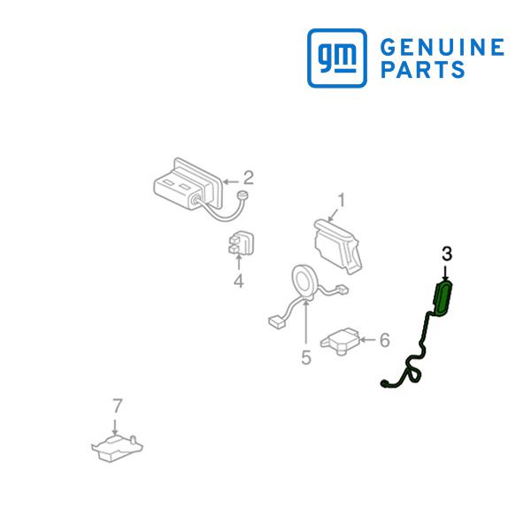 GM純正 エアバック モジュール 運転席シートサイド 15831645 02-05y エスカレード/...