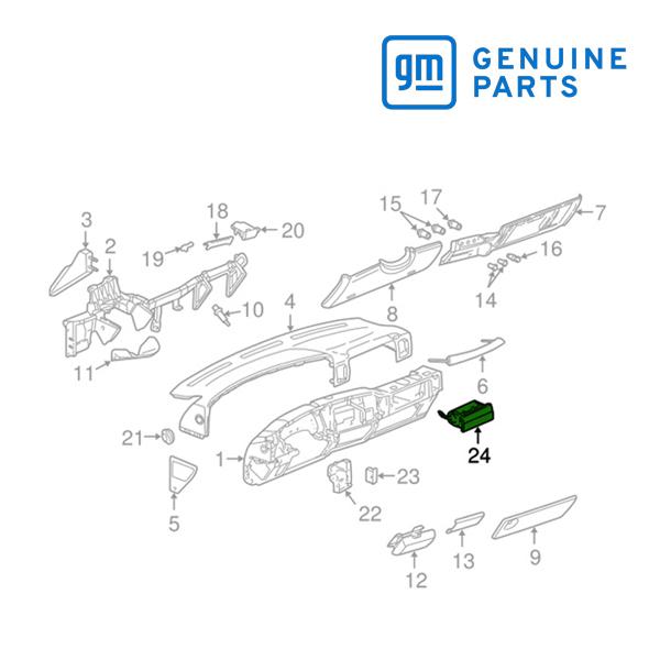 02y エスカレード、EXT用 GM純正 エアaGM純正 エアバック モジュール 助手席 15768...