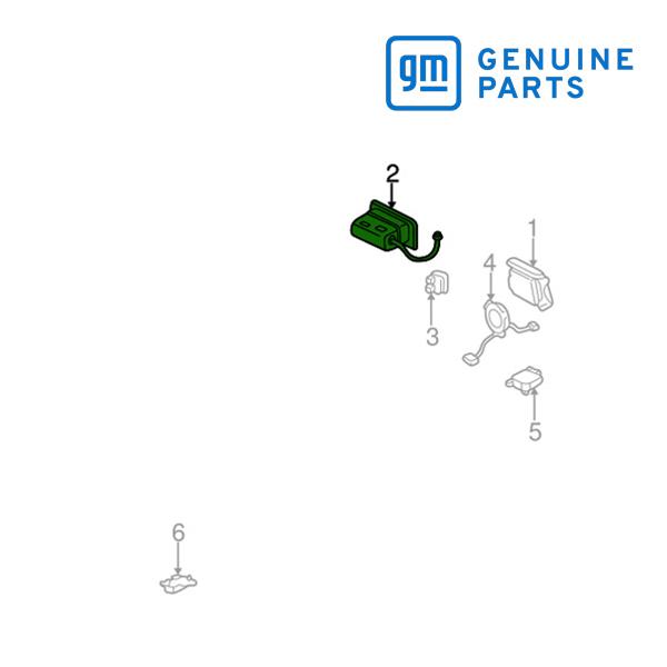 GM純正 エアバック モジュール 助手席 10399602 03-05y エスカレード/エスカレード...