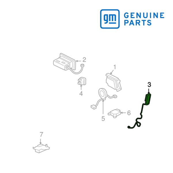 GM純正 エアバック モジュール 助手席シートサイド 15831649 02-05y エスカレード/...