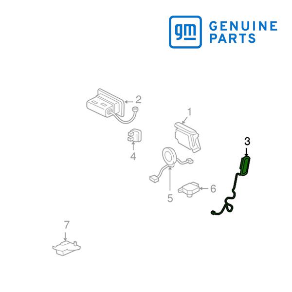 GM純正 エアバック モジュール 助手席シートサイド 19330187 02-05y エスカレード/...