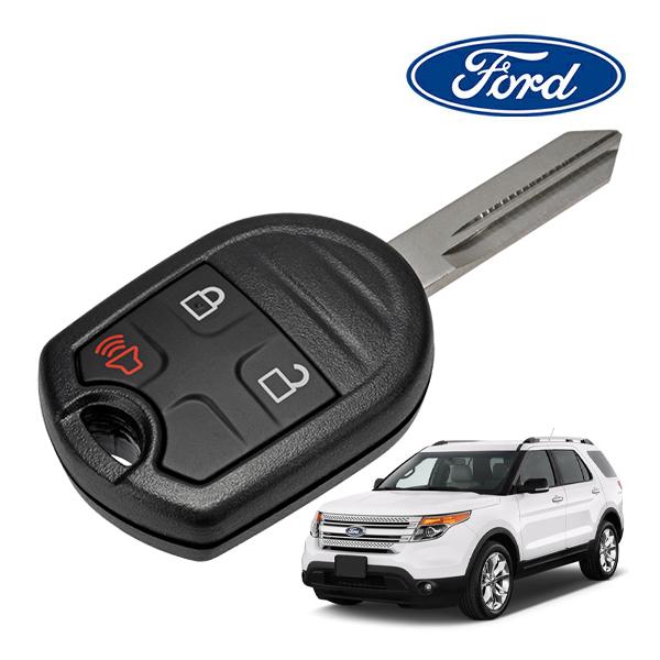 FORD純正 ロゴ入 キーレスリモコン付 ブランクキー 164R8084 3ボタンタイプ スペアキー...