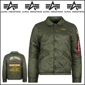 【ラストSALE】アルファーインダストリーズ ALPHA INDUSTRIES ジャケット QUILTED STORM CRUISER ミリタリー キルテッド アウター メンズ　MA1｜californiastyle