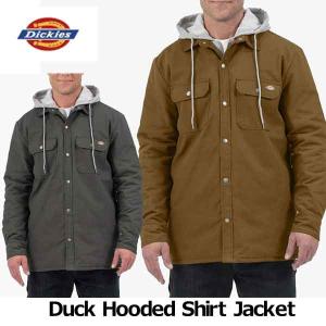 Dickies ディッキーズ カバーオールDuck Hooded Shirt Jacketダックフーディシャツジャケット パーカー ワークジャケット アウター 並行輸入インポート｜californiastyle